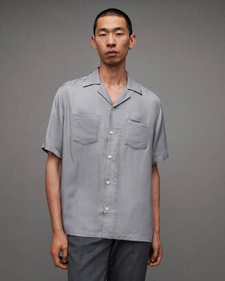 Runaway Metal Tip Collar Relaxed Shirt