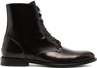 Eva lace-up leather boots