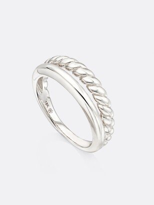 Icons White Gold Duet Ring