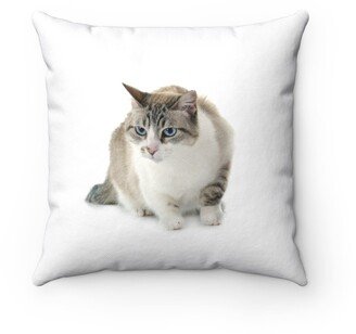 Siamese Cat Pillow - Throw Custom Cover Gift Idea Room Decor