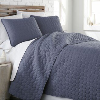 Ultra-Soft Lightweight Embroidered 3-Piece Quilt Set, Queen