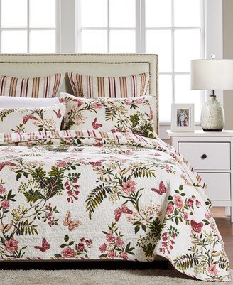 Butterflies Quilt Set, 3-Piece King