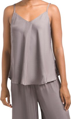 Crinkle Satin Lounge Pajama Camisole for Women