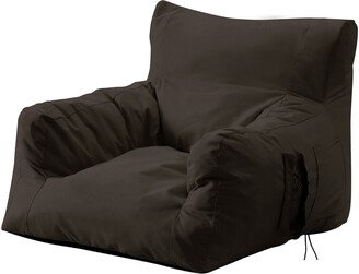 Loungie Comfy Nylon Bean Bag Floor Arm Chair-AA