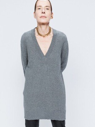 Cashmere Deep V-neck Sweater-AA