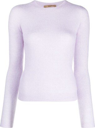 Round-Neck Cashmere-Blend Jumper