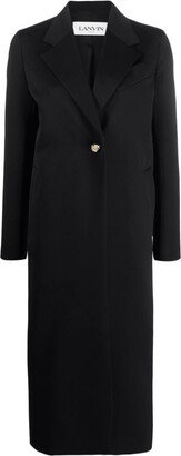 Single-Breasted Tailored Coat-AC