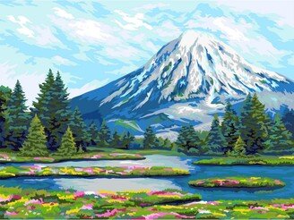 Painting by Numbers Kit Crafting Spark Beautiful Mountain A133 19.69 x 15.75 in