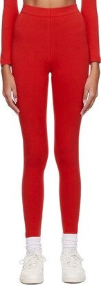 Red Benton Leggings