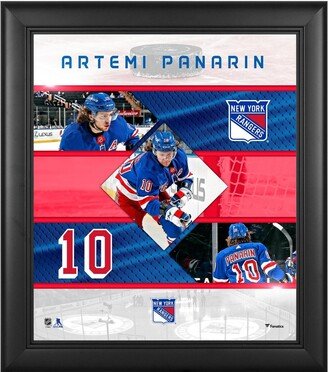 Fanatics Authentic Artemi Panarin New York Rangers Framed 15 x 17 Stitched Stars Collage