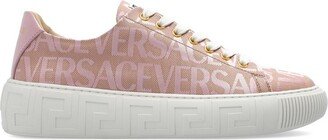 Allover Greca Low-Top Sneakers