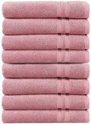 Denzi Hand Towels - Set of 8 - Tea Rose