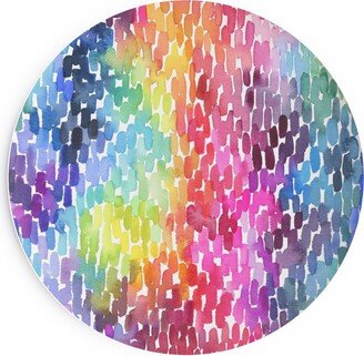 Salad Plates: Watercolor Marks - Multi Salad Plate, Multicolor