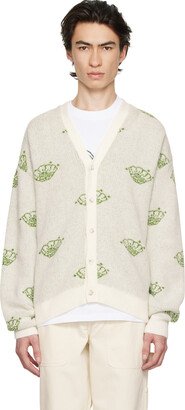 Palmes Green Pearl Cardigan