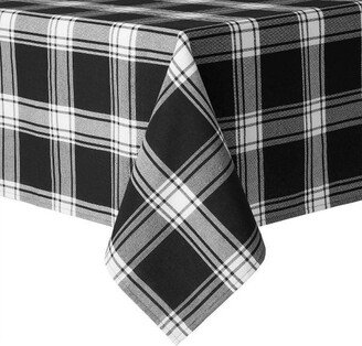 Town & Country Living 120x 60 Cotton Buffalo Check Tablecloth Black/White - Town & County Living