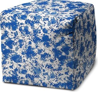 Joita Home Joita Indoor Outdoor Pouf SANDY Zipper Cover with Polystyrene Bead Insert 17 x 17 x 17