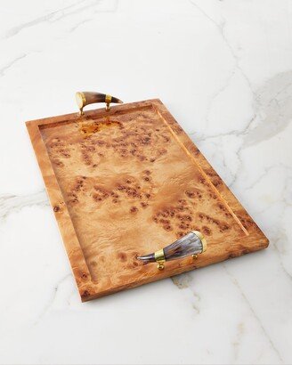 Burl Veneer Tray