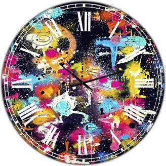 Designart the Lovers the Dreamers & Me Oversized Modern Wall Clock - 36 x 36