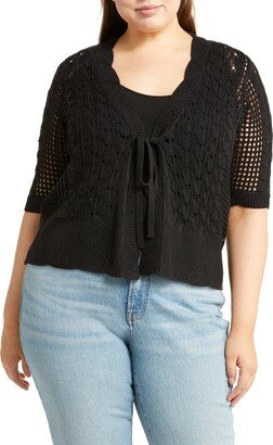 BY DESIGN Faith Crochet Cardigan