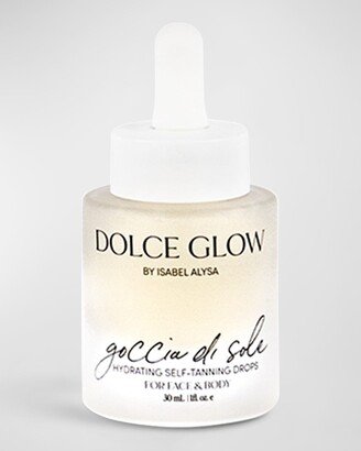 Dolce Glow Goccia De Sole Hydrating Tanning Drops Face And Body, 1 oz.