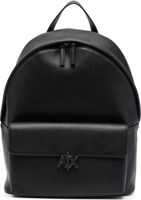 Enamelled Logo-Plaque Backpack