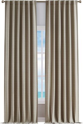 Robin Thermal Woven Room Darkening Back Tab Window Curtain Panel Set, 52 x 108