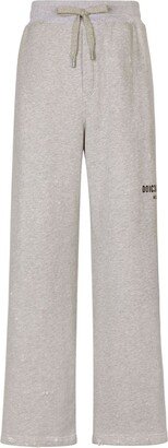 Logo-Print Cotton Track Pants-BP