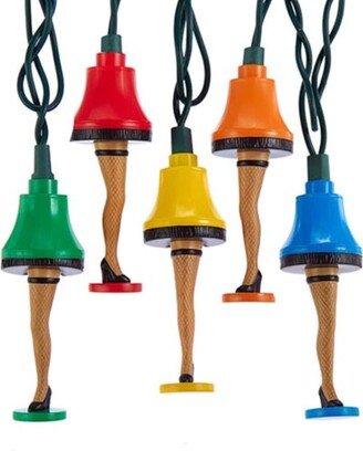 Kurt S. Adler UL 10 Christmas Story Multicolored Leg Lamp Set Lights