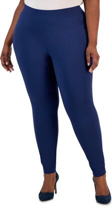 Plus Size Skinny Pull-On Ponte Pants, Created for Macy's