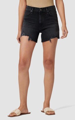 Devon High Rise Boyfriend Short In Midnight Frost