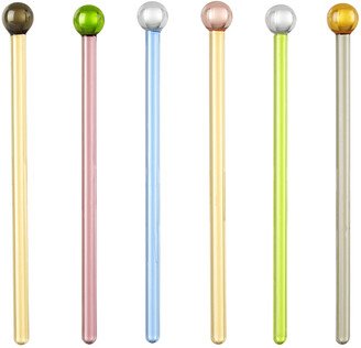 Multicolor Cocktail Stirrer Set