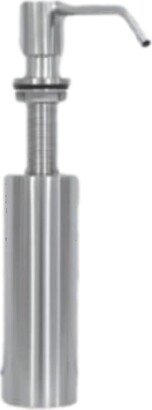 2.13 in. x 3.15 in. x 2.75 in. Stainless Steel Soap Dispenser - Stainless Steel-AA