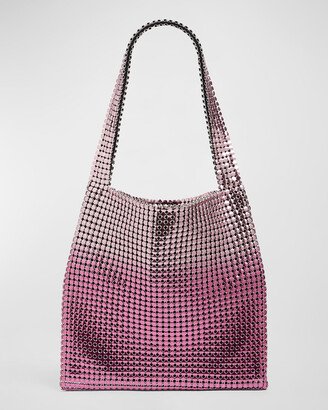 Rabanne Pixel Ombre Chain Hobo Bag