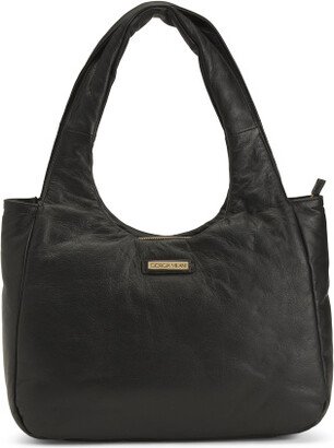 TJMAXX Smooth Leather Hobo