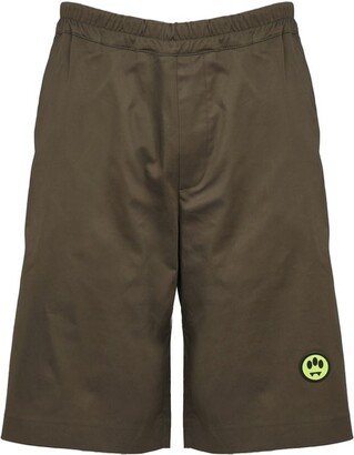 Logo-Patch Knee-Length Bermuda Shorts