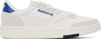 White & Blue LT Court Sneakers