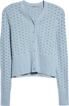 Compact Jacquard Cardigan