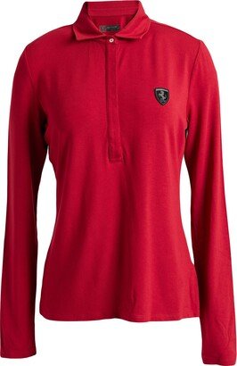 SCUDERIA FERRARI Polo Shirt Burgundy