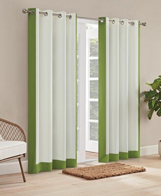 Sun N Shade Hampton Border Indoor/Outdoor Grommet Panel, 84 x 52