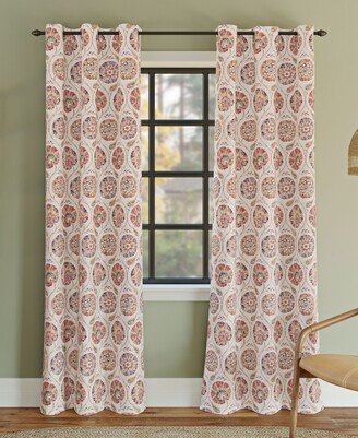 Indra Grommet Single Curtain Panel, 40