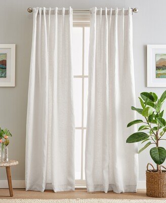 100% Back Tab Lined 2-Piece Curtain Panel Set, 50 x 95