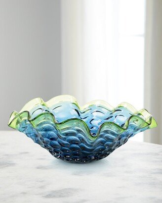 Hand-Blown Glass Bowl