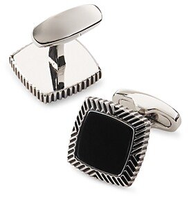 Onyx Square Cufflinks