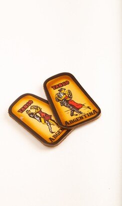 Set Of Two Argentine Tango Magnet I Original Artisan Work Gift Collection Souvenir