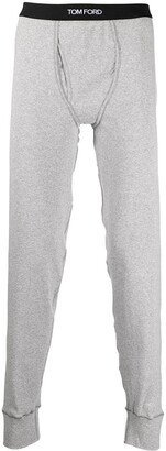 Logo-Waistband Slim-Fit Leggings