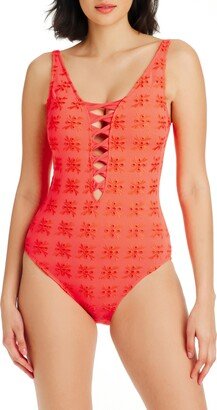 Eyes Wide Open Broderie Anglaise One-Piece