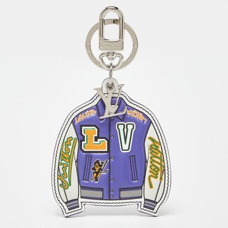 Multicolor Varsity Jacket Illustre Bag Charm & Key Holder