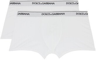 Two-Pack White Boxer Briefs