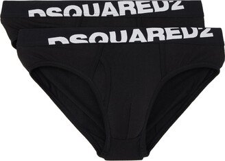 Two-Pack Black Boxer Briefs