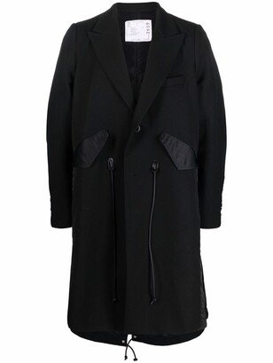 Double-Breasted Panelled Coat